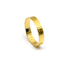 Real Gold GZCR Solid Plain Ring 4 MM 0211 (SIZE 6) R2161