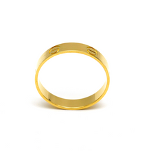 Real Gold GZCR Solid Plain Men Ring 4 MM 0211 (SIZE 13) R2316