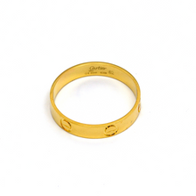 Real Gold GZCR Solid Plain Ring 4 MM 0211 (SIZE 6) R2161
