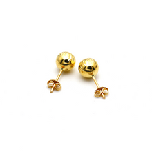 Real Gold Lined Stud Earring Set 0007MMV/76 E1030