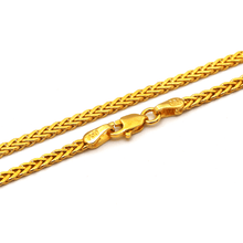 Real Gold Flat Spiga Thick Choker Chain 8943 (40 C.M) CH1195