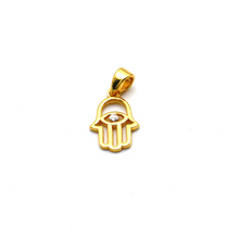 Real Gold Palm Hand Pendant 0528 P 1725