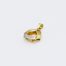 Real Gold 2 Color Pendant 6005 - 18K Gold Jewelry