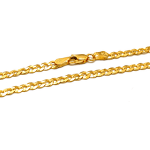 Real Gold Solid Figaro Men Chain Necklace 7908 (45 C.M) A CH1214