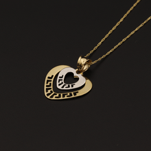 Real Gold 2C MH 2 Heart Necklace - 18K Gold Jewelry