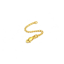 Real Gold Chain Extension With Lobestor Lock 7957 (5 C.M) CH1184