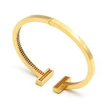 Real Gold GZTF Plain Bangle BLZ 0322 (SIZE 17) BA1346