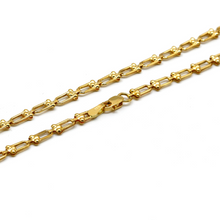 Real Gold GZTF Hardware Solid Chain Necklace 4566 (45 C.M) CH1185