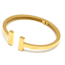 Real Gold GZTF Plain Bangle BLZ 0322 (SIZE 17) BA1346