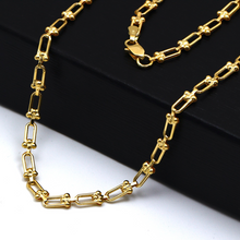 Real Gold GZTF Hardware Solid Chain Necklace 4566 (50 C.M) CH1219