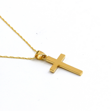 Real Gold Plain Cross Necklace 0869/LP CWP 1875
