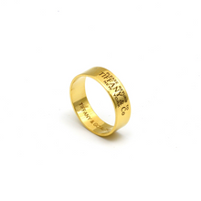 Real Gold GZTF Solid 6 M.M Ring 0254/1 (SIZE 5) R2157