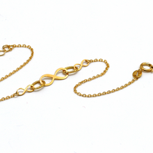 Real Gold Infinity Adjustable Size Bracelet 6122/VI BR1535