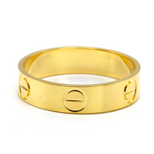 Real Gold GZCR Solid 5 M.M Ring 0211/4 (SIZE 5) R2154