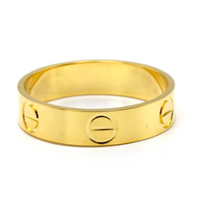 Real Gold GZCR Solid 5 M.M Ring 0211/4 (SIZE 5) R2154