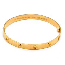 Real Gold GZCR Solid Screw Bangle BLZ 0209 (SIZE 16) B BA1339