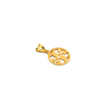 Real Gold Cavalli Round Plain Pendant 0022-5KU P 1869