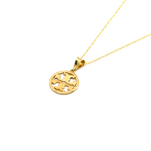Real Gold Cavalli Round Plain Necklace 0022-5KU CWP 1869