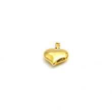 قلادة قلب سادة ثلاثية الأبعاد من الذهب الحقيقي 0428/M P 1862