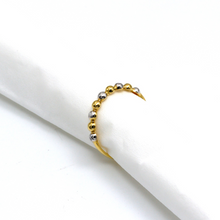 Real Gold 2 Color Bubble Ring 1100 (SIZE 5) R2283