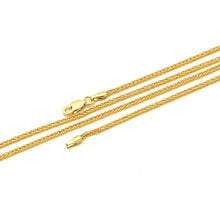 Real Gold Wide Wheat Chain Necklace HSPRTDK 4170 (45 C.M) CH1162