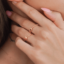 Real Gold Infinity Bubble Ring 0126 (Size 5) R1780