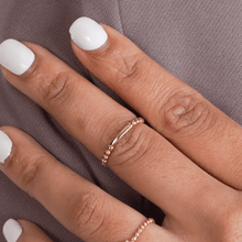 Real Gold Bubble Ring 0415 (Size 7) R1743